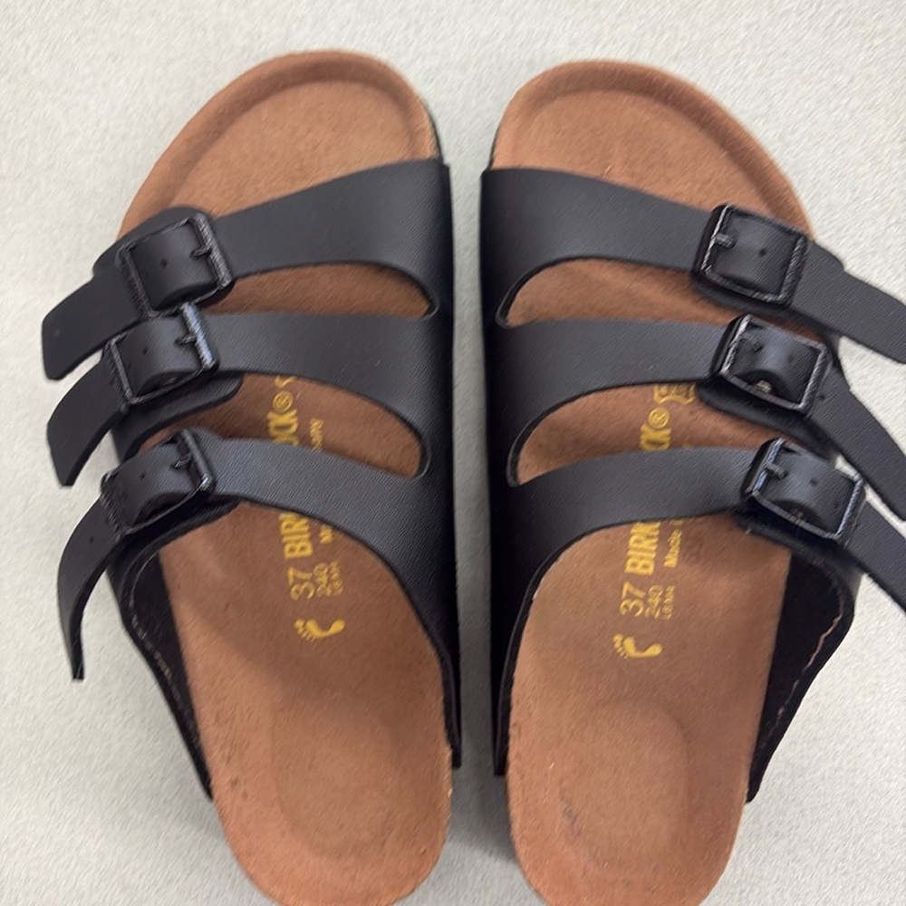 Birkenstock 3 Strap Sandals, Size 37, L 6